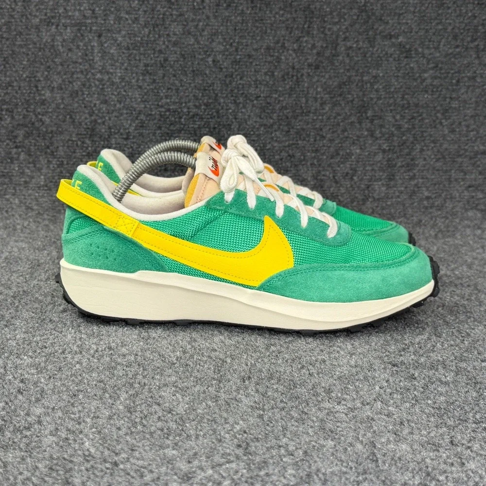 Nike Waffle Debut Vintage Sneaker Womens 10.5 Stadium Green Opti Yellow Athletic